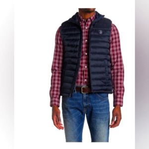 Brand New Dark Sapphire Size M ORIGINAL PENGUIN Quilted Puffer Vest for men